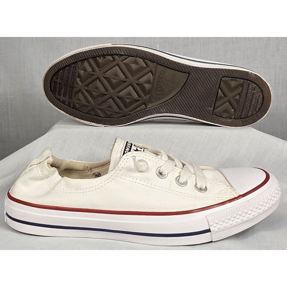 Converse Chuck Taylor All Star Shoreline White Slip-On Sneakers Women's 8 - Picture 4 of 11